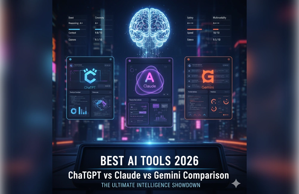 Best AI Tools 2026: ChatGPT Vs Claude Vs Gemini Comparison