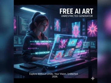 Free AI image generator without restrictions interface and art output
