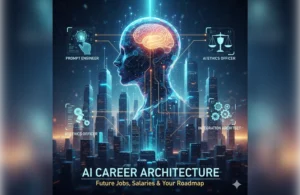 Future AI Jobs and Career Roadmap 2030 Infographic with Salary Insights
